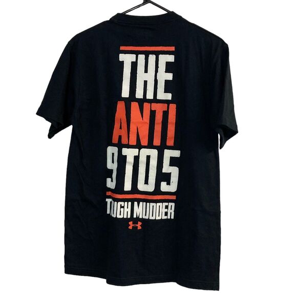Under Armour Mens Size S Black Short Sleeve Tough Mudder T-Shirt Crewneck - Picture 4 of 6